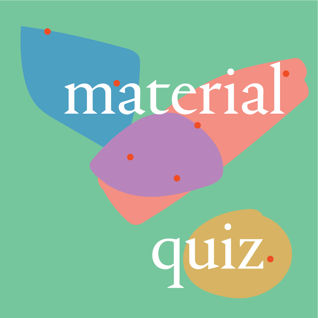 Materials Quiz Dutch Design Week